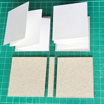 Arbeitsprozess Leporellobuch Mini